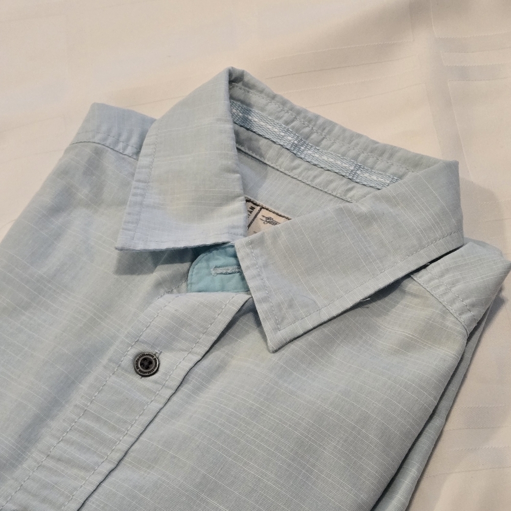 Colours by Alexander Julian Vintage Men size S Blue Long Sleeve Button Up Shirt - Picture 13 of 16